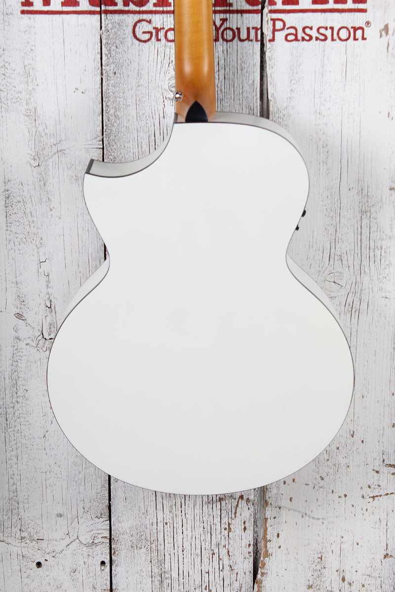 Schecter DJ Ashba Acoustic Electric Guitar Solid Spruce Top Satin White Finish