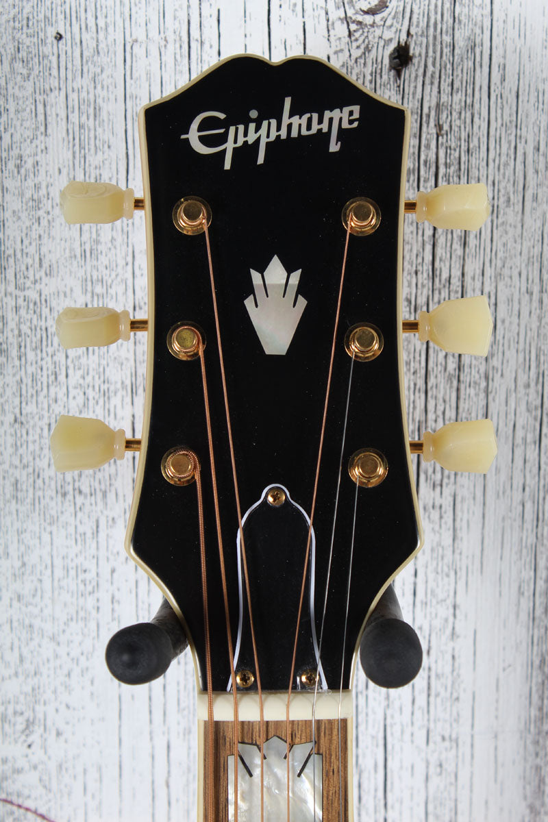 Epiphone J-200 Super Jumbo Acoustic Electric Guitar Aged Antique Natural Gloss