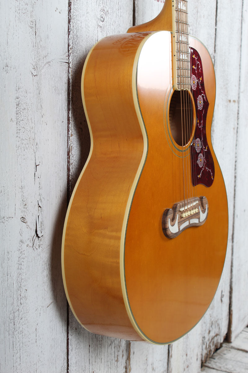 Epiphone J-200 Super Jumbo Acoustic Electric Guitar Aged Antique Natural Gloss