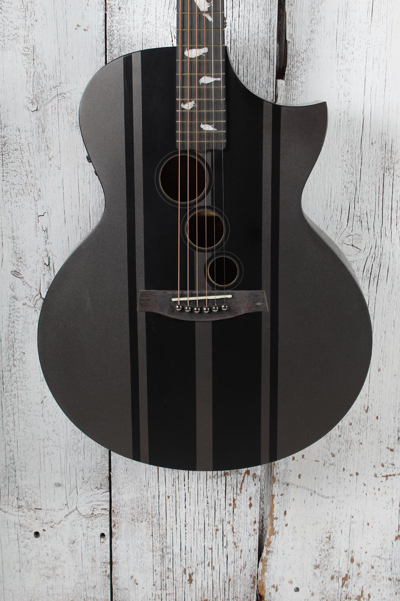 Schecter DJ Ashba Acoustic Electric Guitar Solid Spruce Top Carbon Grey Finish