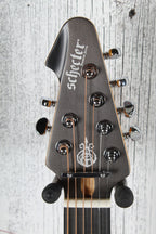 Schecter DJ Ashba Acoustic Electric Guitar Solid Spruce Top Carbon Grey Finish