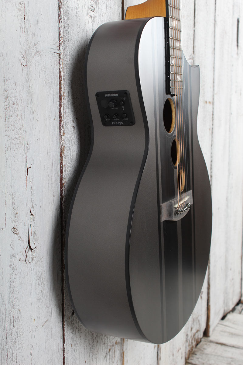 Schecter DJ Ashba Acoustic Electric Guitar Solid Spruce Top Carbon Grey Finish