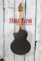 Schecter DJ Ashba Acoustic Electric Guitar Solid Spruce Top Carbon Grey Finish