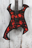 Schecter Wylde Audio Berzerker Solid Body Electric Guitar Blood Skull
