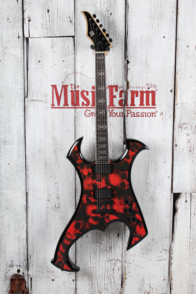 Schecter Wylde Audio Berzerker Solid Body Electric Guitar Blood Skull
