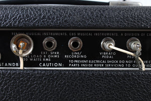Fender Vintage 1976 "Silverface" Deluxe Reverb Electric Guitar Combo Amplifier