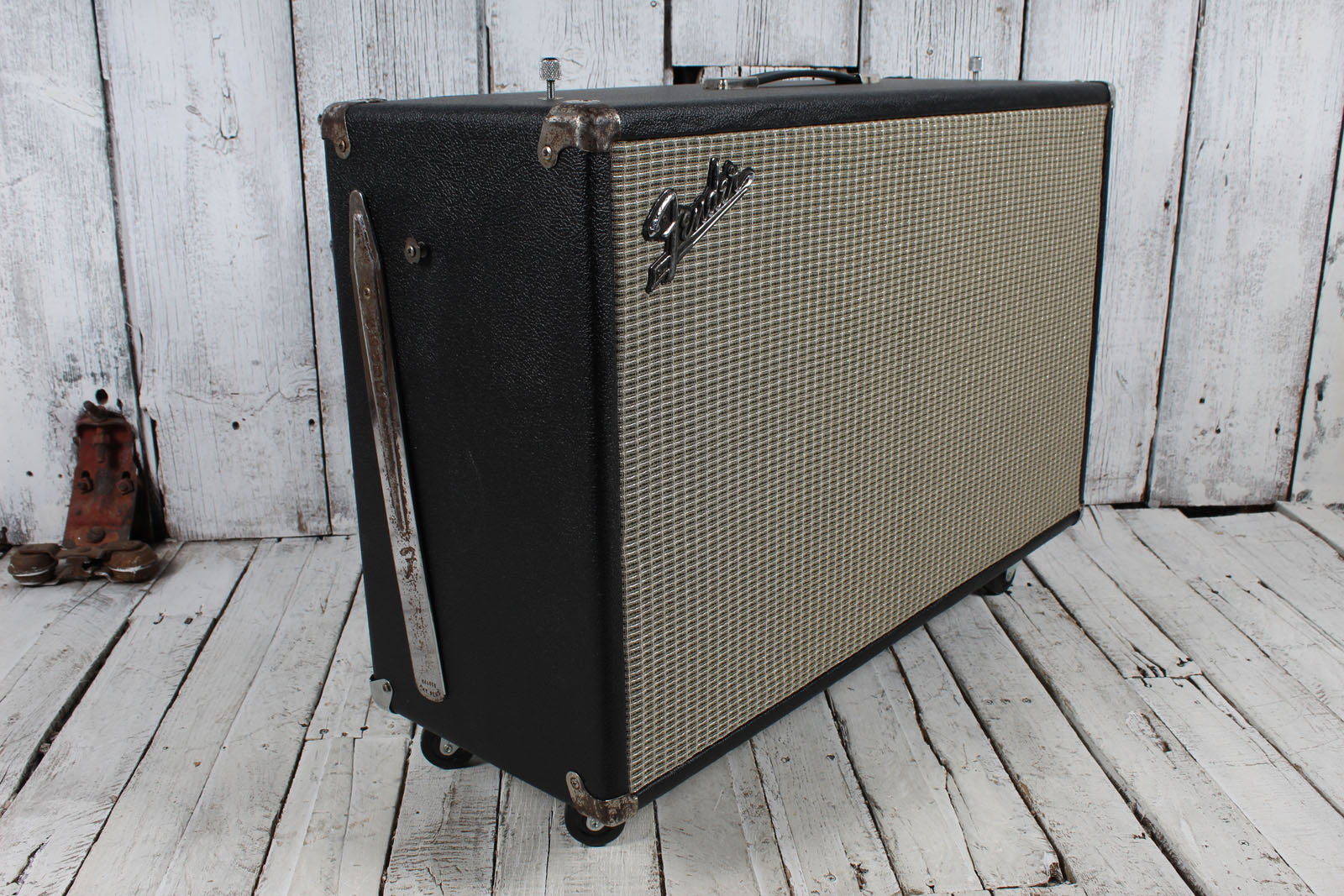 Fender Vintage 1965 Bassman Guitar Amplifier Head with Bandmaster 2 x 12 Cabinet