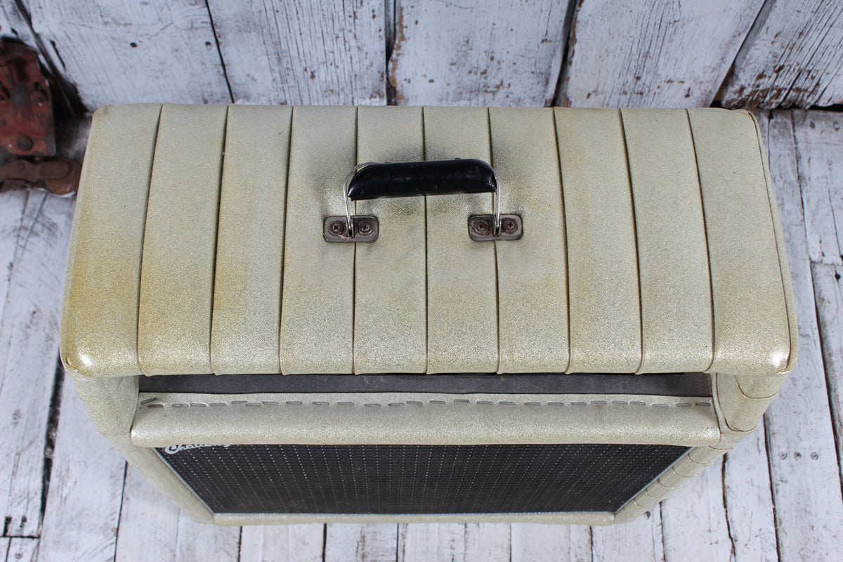 Kustom Vintage Challenger Tuck and Roll Amplifier Cabinet with Speaker AS IS