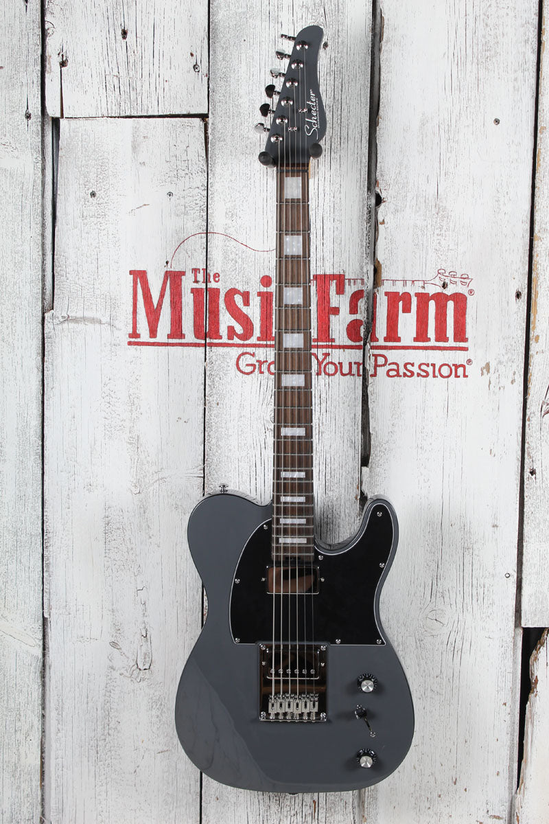 Schecter PT EX Solid Body ELectric Guitar Dorian Gray Finish