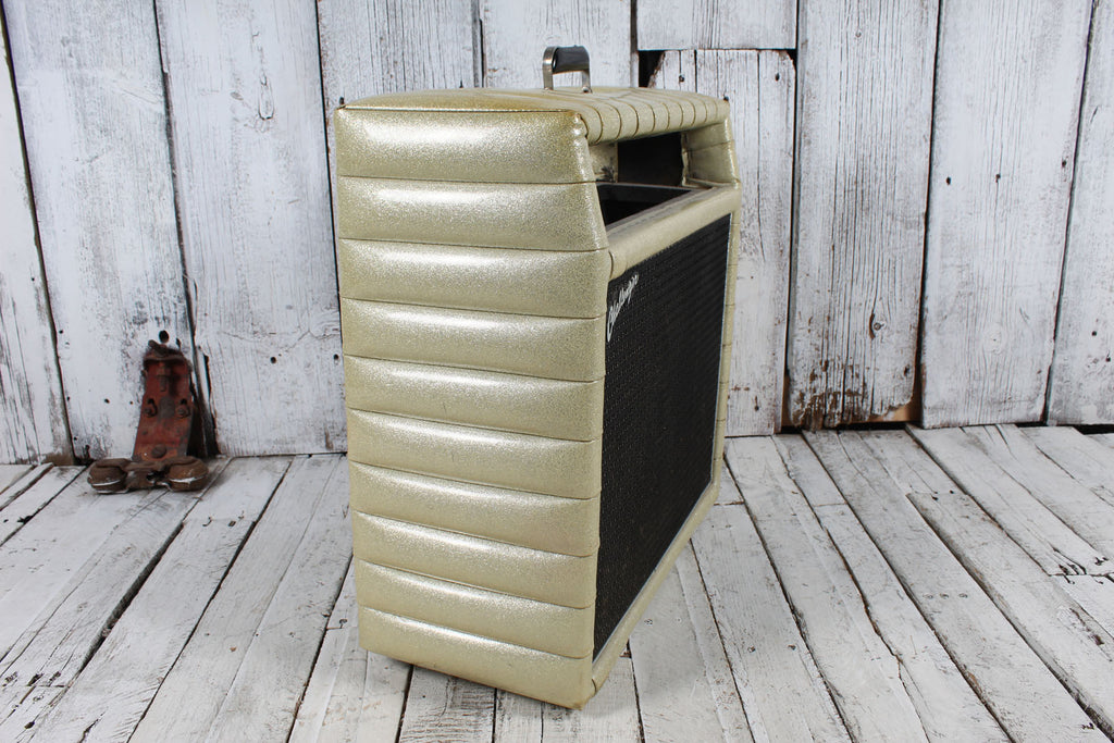 Kustom Vintage Challenger Tuck and Roll Amplifier Cabinet with Speaker AS IS