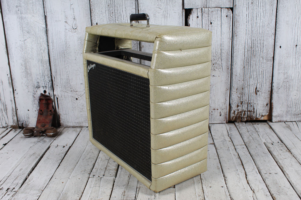 Kustom Vintage Challenger Tuck and Roll Amplifier Cabinet with Speaker AS IS