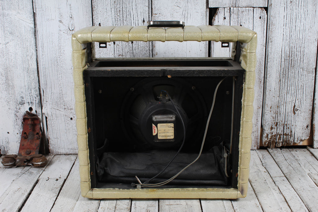 Kustom Vintage Challenger Tuck and Roll Amplifier Cabinet with Speaker AS IS