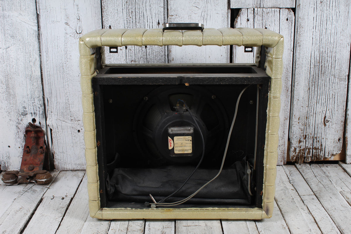 Kustom Vintage Challenger Tuck and Roll Amplifier Cabinet with Speaker AS IS