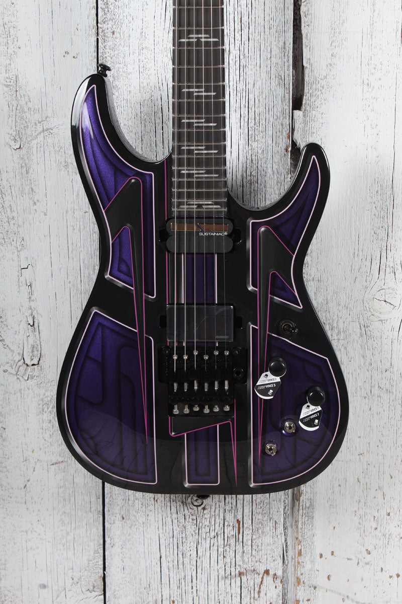 Schecter C-1 FR-S Przym Vespid Solid Body Electric Guitar Purple Pryzm Main image