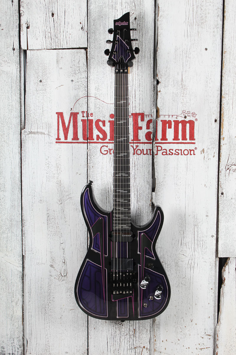 Schecter C-1 FR-S Przym Vespid Solid Body Electric Guitar Purple Pryzm Secondary image