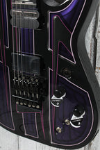Schecter C-1 FR-S Przym Vespid Solid Body Electric Guitar Purple Pryzm