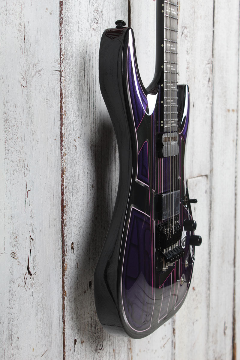 Schecter C-1 FR-S Przym Vespid Solid Body Electric Guitar Purple Pryzm