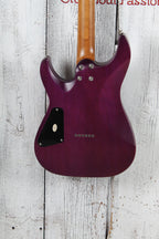 Schecter C-1 Standard Plus Electric Guitar Flame Maple Transparent Purple Burst