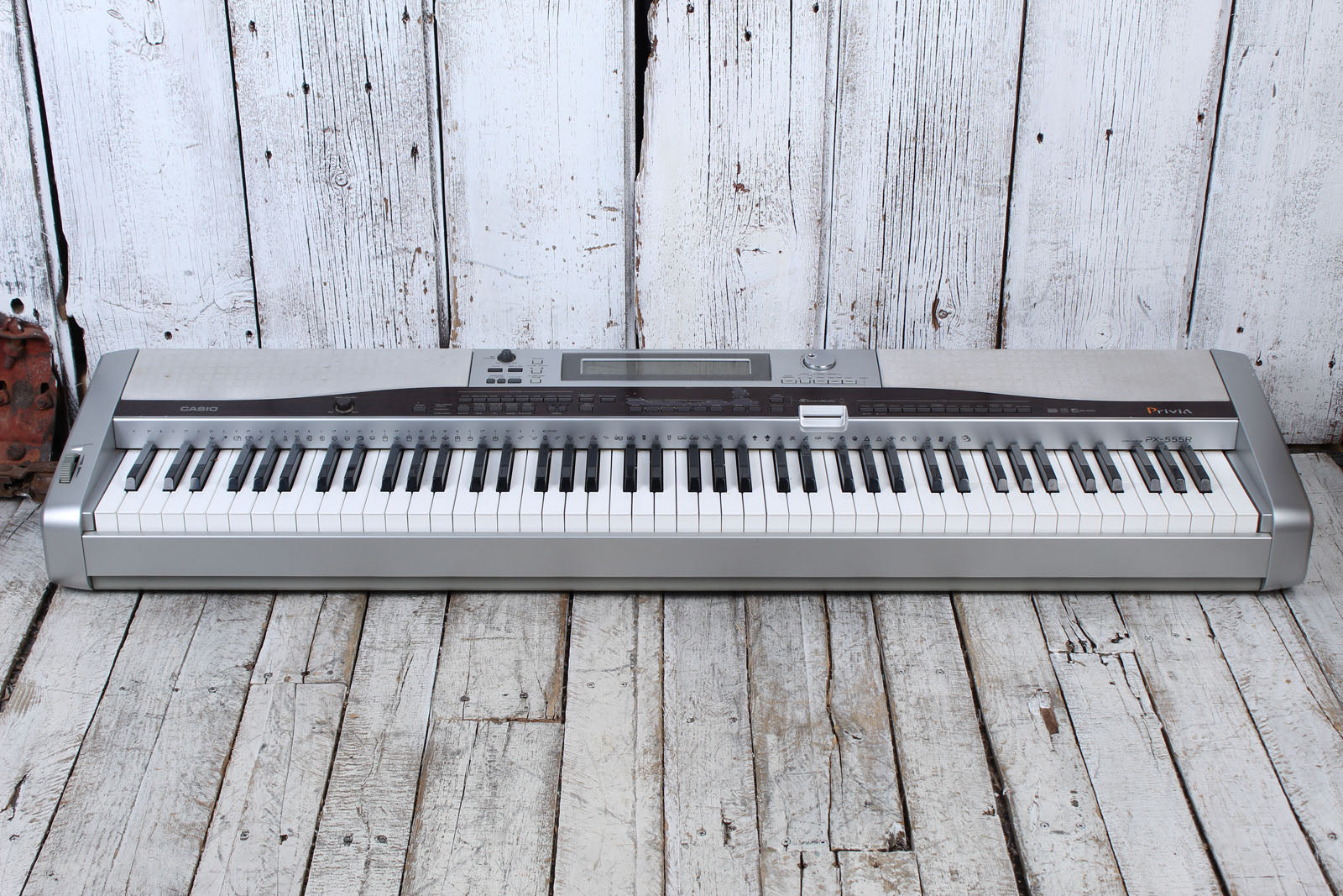 Casio Privia PX-555R Digital Piano 88 Key Digital Keyboard with Power Supply Main image