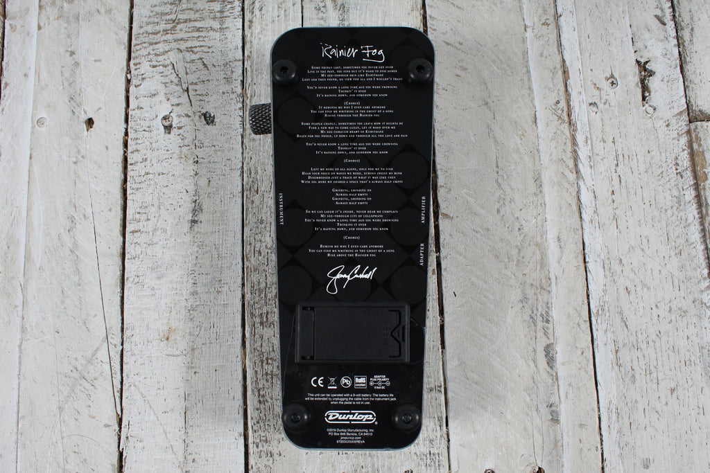 Dunlop Jerry Cantrell Rainier Fog Cry Baby Wah Electric Guitar Effects Pedal