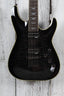 Schecter Omen Extreme-6 Electric Guitar Quilt Maple Top See-Thru Black