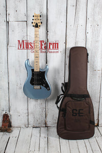 PRS SE NF 3 Solid Body Electric Guitar Ice Blue Metallic Finish with Gig Bag