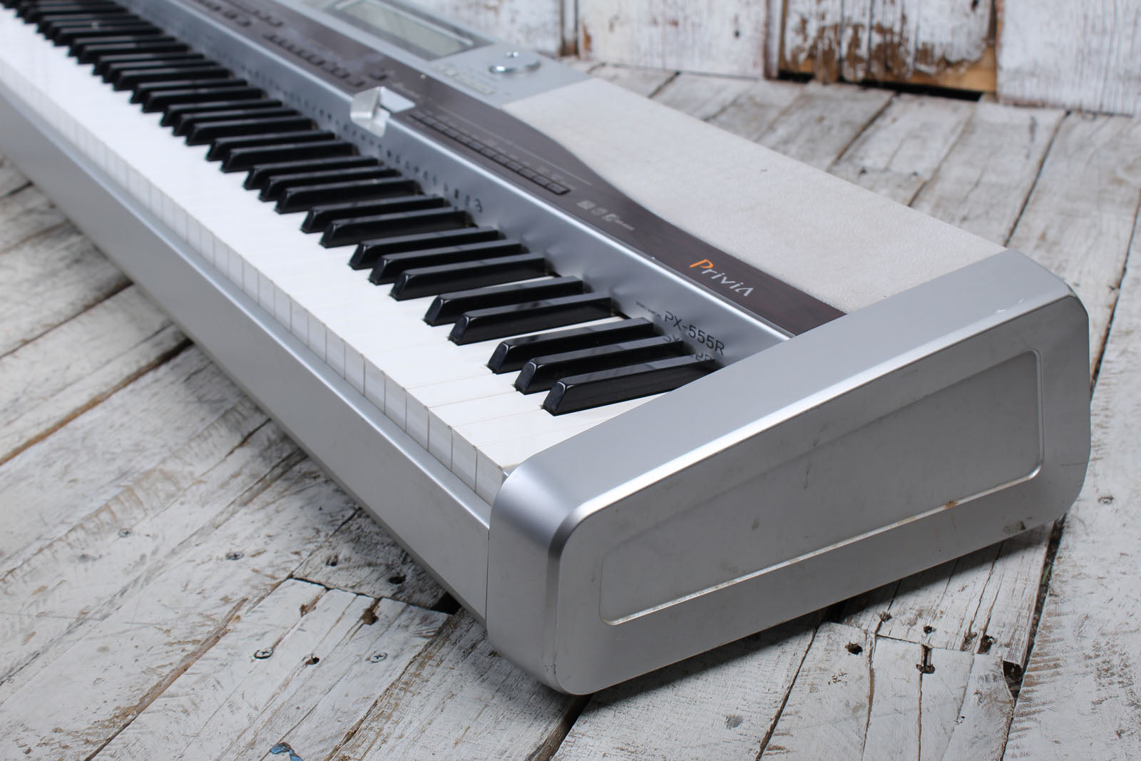 CASIO Privia PX-555R カシオ プリヴィア 電子ピアノ Casio PX-555 88-Key Privia Keyboard | Guitar Center