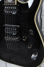Schecter Omen Extreme-6 Electric Guitar Quilt Maple Top See-Thru Black