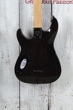 Schecter Omen Extreme-6 Electric Guitar Quilt Maple Top See-Thru Black