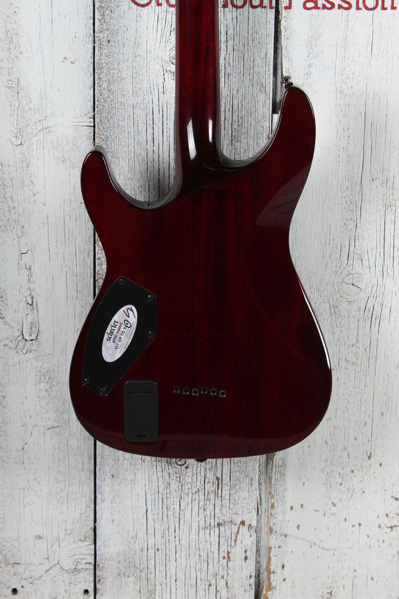 Schecter Hellraiser C-1 Electric Guitar Quilt Maple Top Black Cherry Finish