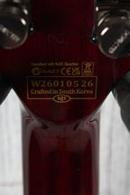Schecter Hellraiser C-1 Electric Guitar Quilt Maple Top Black Cherry Finish