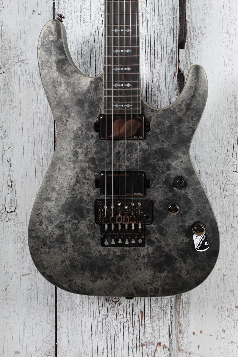 Schecter Ernie C C-1 Solid Body Electric Guitar Black Reign Finish Main image