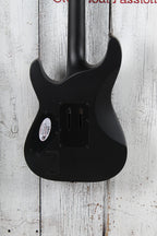 Schecter Ernie C C-1 Solid Body Electric Guitar Black Reign Finish