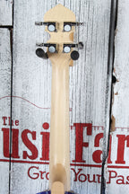 Gold Tone Little Gem Sapphire See-Through Banjo Ukulele Banjolele with Gig Bag