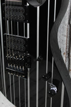 Schecter Synyster Standard Electric Guitar Gloss Black with Silver Pinstripes