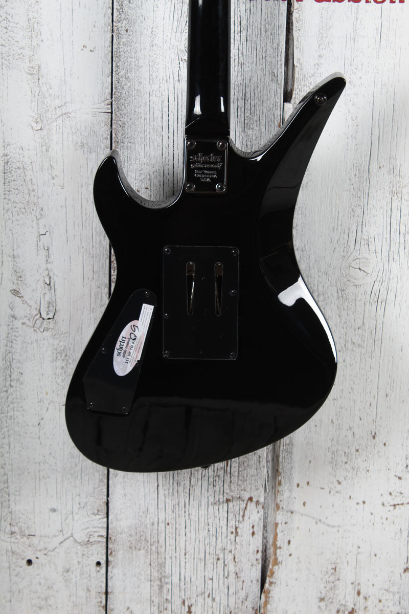 Schecter Synyster Standard Electric Guitar Gloss Black with Silver Pinstripes