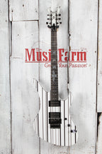 Schecter Synyster Standard Electric Guitar Gloss White with Black Pinstripes