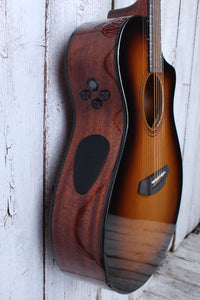 Breedlove Solo Pro Concert Edgeburst CE Acoustic Electric Guitar with Case