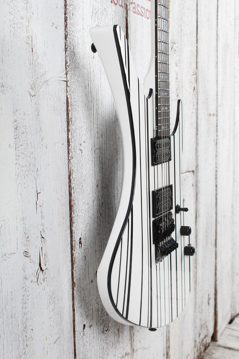 Schecter Synyster Standard Electric Guitar Gloss White with Black Pinstripes