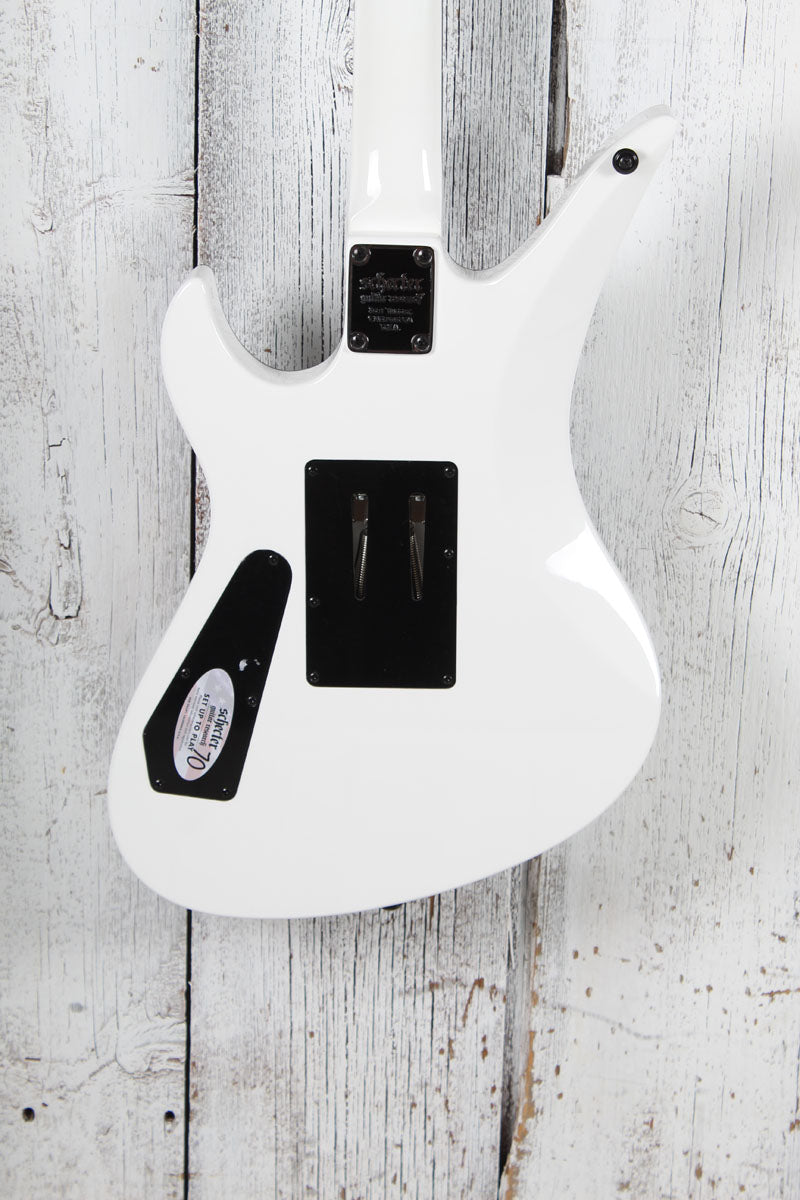 Schecter Synyster Standard Electric Guitar Gloss White with Black Pinstripes