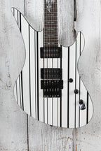 Schecter Synyster Standard Electric Guitar Gloss White with Black Pinstripes