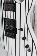 Schecter Synyster Standard Electric Guitar Gloss White with Black Pinstripes