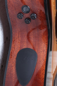 Breedlove Solo Pro Concerto Edgeburst Bass Acoustic Electric Bass Guitar w Case