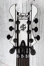 Schecter Synyster Standard Electric Guitar Gloss White with Black Pinstripes