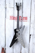 Load image into Gallery viewer, Dean USA ML Custom Metallic Silver to Metallic Black Fade Electric Guitar w Case