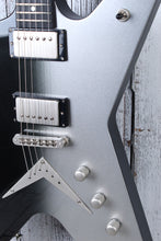 Load image into Gallery viewer, Dean USA ML Custom Metallic Silver to Metallic Black Fade Electric Guitar w Case