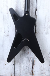 Dean USA ML Custom Metallic Silver to Metallic Black Fade Electric Guitar w Case