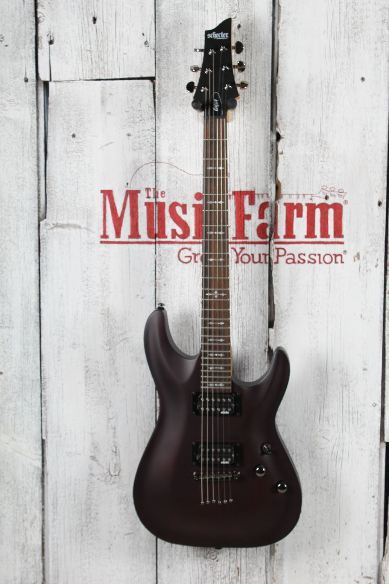Schecter Omen-6 Solid Body Electric Guitar Walnut Satin Finish Secondary image