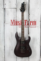 Schecter Omen-6 Solid Body Electric Guitar Walnut Satin Finish