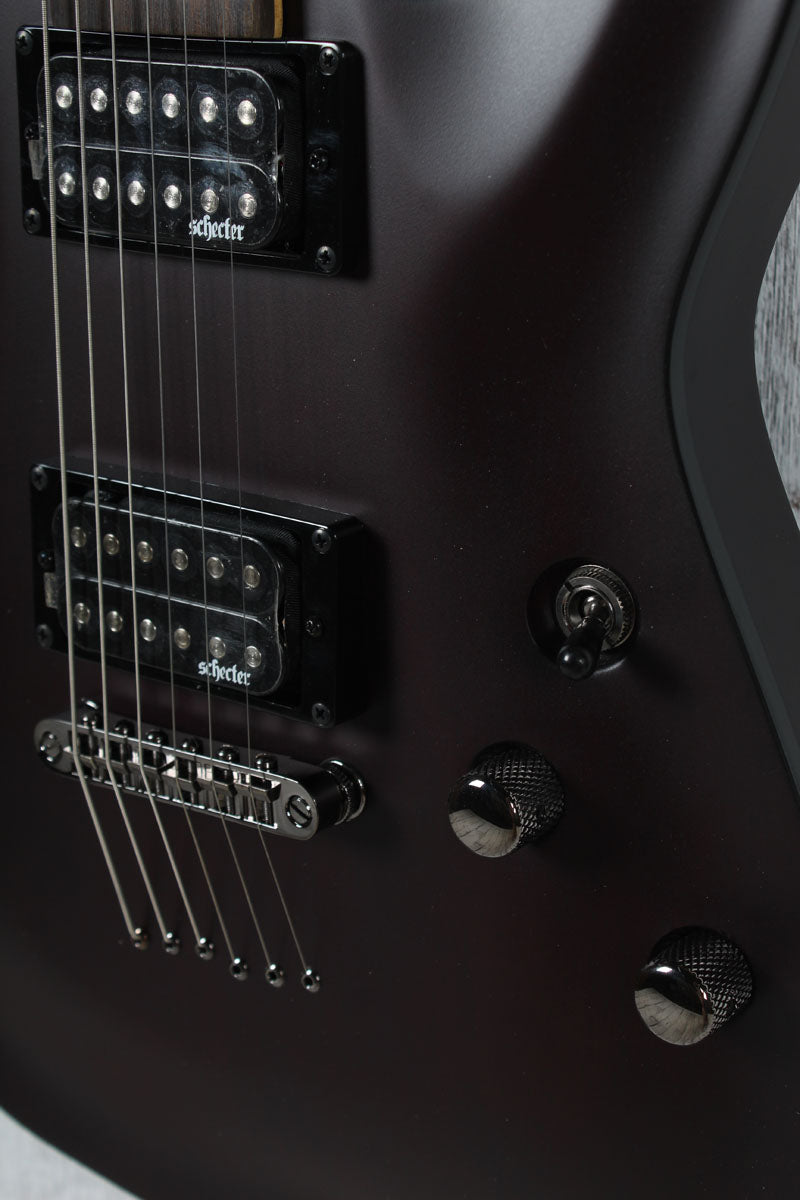 Schecter Omen-6 Solid Body Electric Guitar Walnut Satin Finish